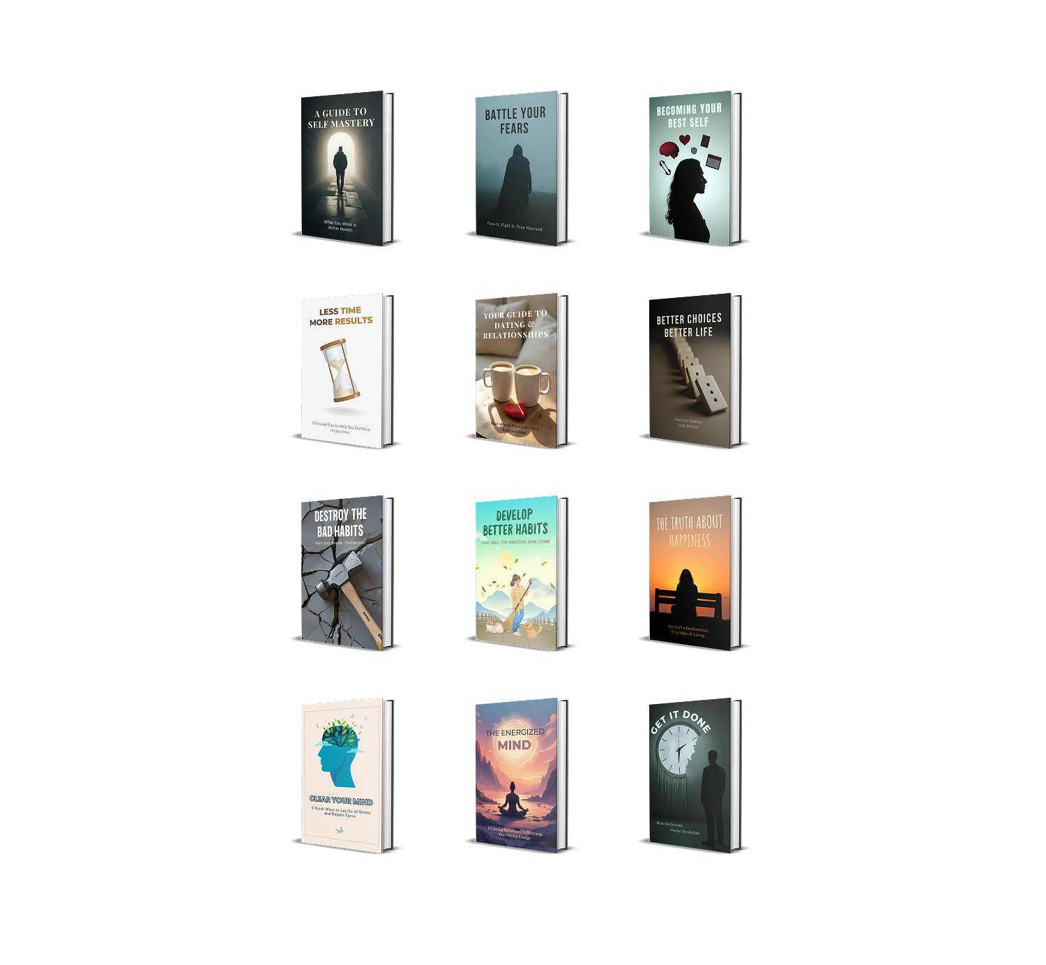 Collection of eBook covers.